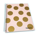 Cuaderno A5 Triunfante Rose 1 Tapa Dura Con Espiral X80Hr